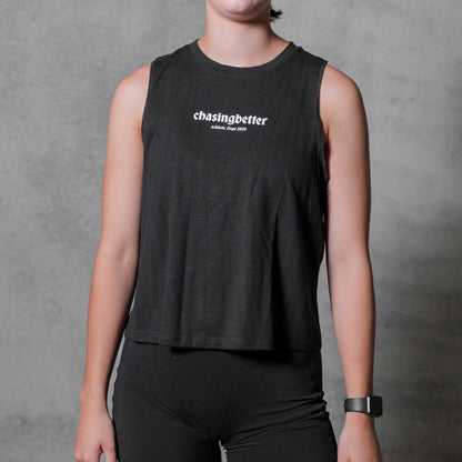 Club Classic Ladies Crop Singlet